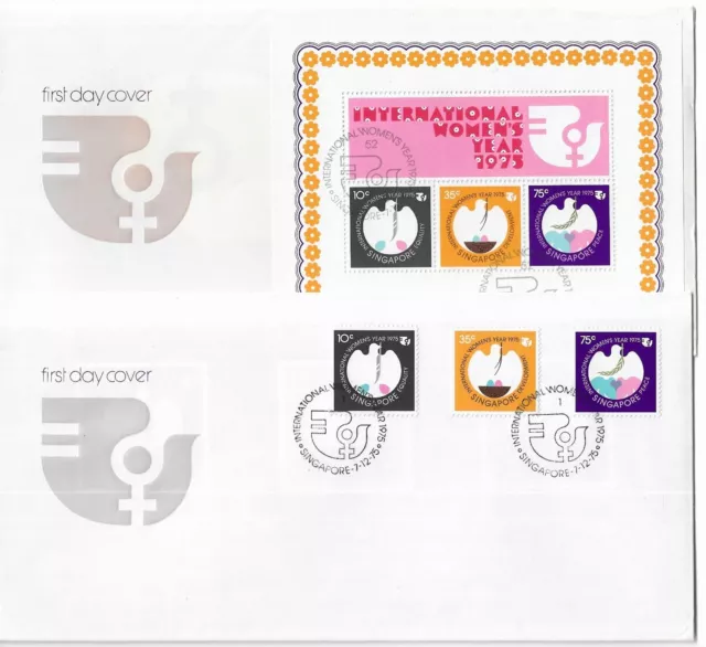 Singapore 1975 Women's Year FDC (2)