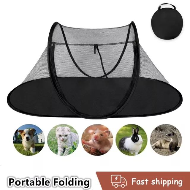 Pop Up Dog Cat Tent Outdoor Pet Play Pen Exercise Tent for Small Dog Cat Kitten