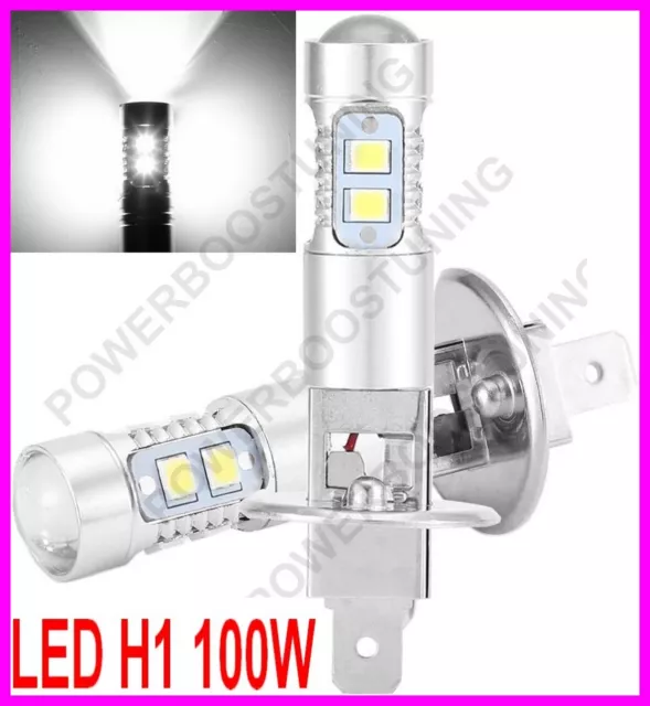 Ampoule H1 Led A 10 Smd Lampe Blanche En Xenon 6000K Pour Anti Brouillard 12V
