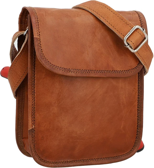 11 " Neuf Femme Cuir Vieilli Épaule Sac à Main Messager Bandoulière