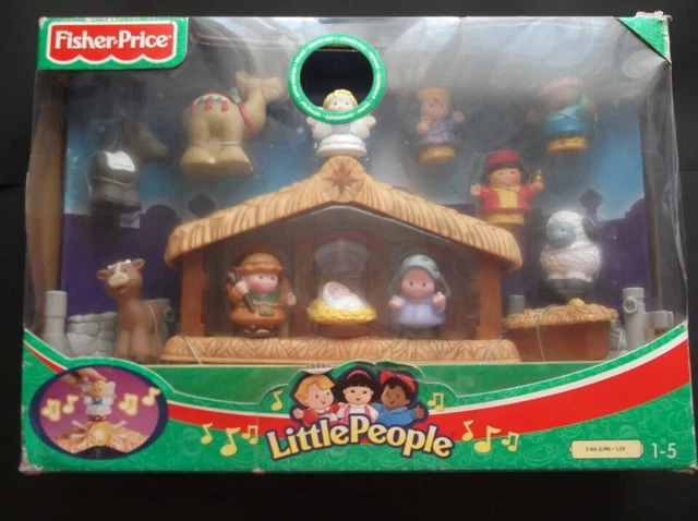 Fisher-Price Little People Deluxe Christmas Story 2005 Set 11 figurines...