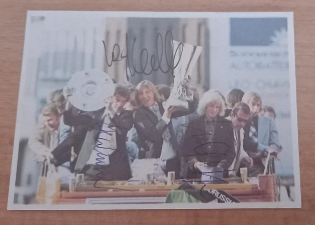 Karl LANGER – Autographe Original Sur Photo – Borussia Mönchengladbach Saison 1967/68