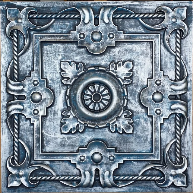 Suspended ceiling tile Faux tin antique tin decor Bar wall panels PL29 10pcs/lot