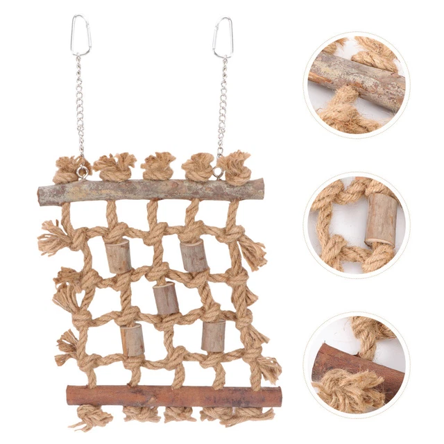 1pc Vögel Kauen Knochen Vogel Kauen Spielzeug Set Vogel Klettern Spielzeug