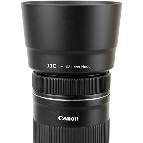 NEW JJC lens hood for Canon EF-S 55-250mm f/4-5.6 IS STM replace ET-63 Black