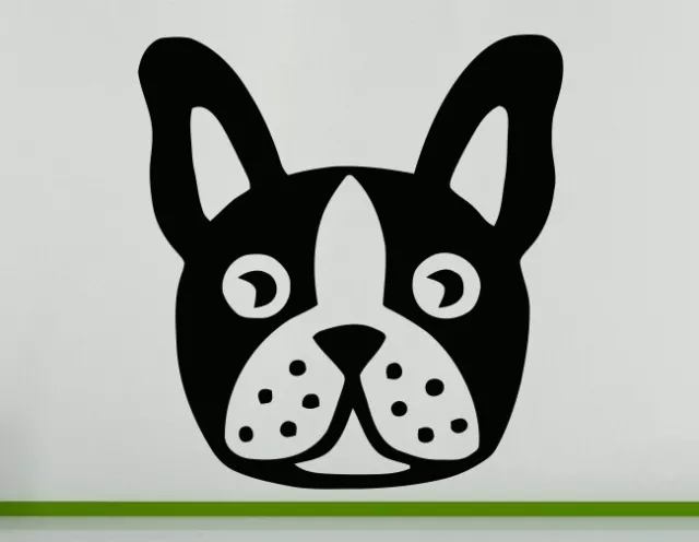 Boston Terrier Dog Pet Animal Wall Decal Art Sticker Picture