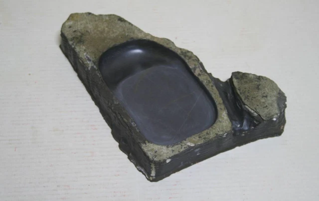 Ink Stone Suzuri Japanese Vintage Calligraphy Tool S577