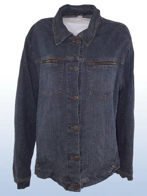 OVIESSE OVS GIACCA donna jeans blu denim taglia xl extra large EUR