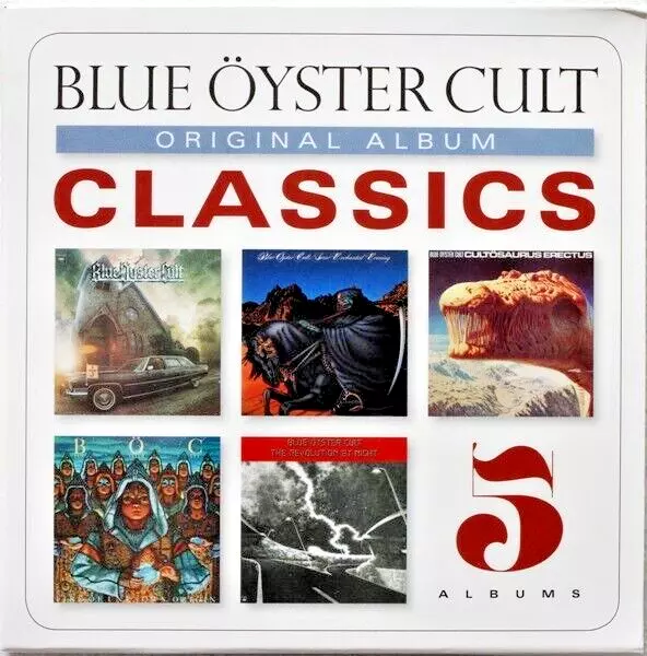 Blue Oyster Cult - 5 Original Album Classiscs Boxset Played Once Still In Shrink