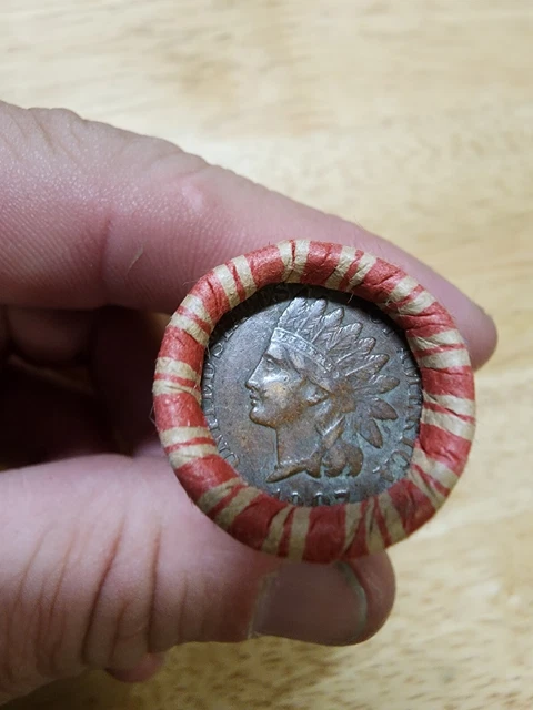 Roll Of Sealed Wheat Pennies 1907 Indian Head 1919 S Lincoln Unsearched Ungraded
