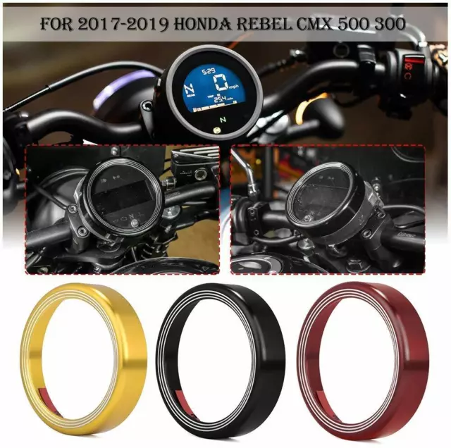 Tacho Instrument Gauge Shell Ring Abdeckung für Honda Rebel CMX 300 500 17-2019