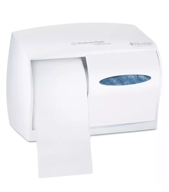 Kimberly-Clark Professional Coreless Double Roll Tissue Dispenser 09605 White