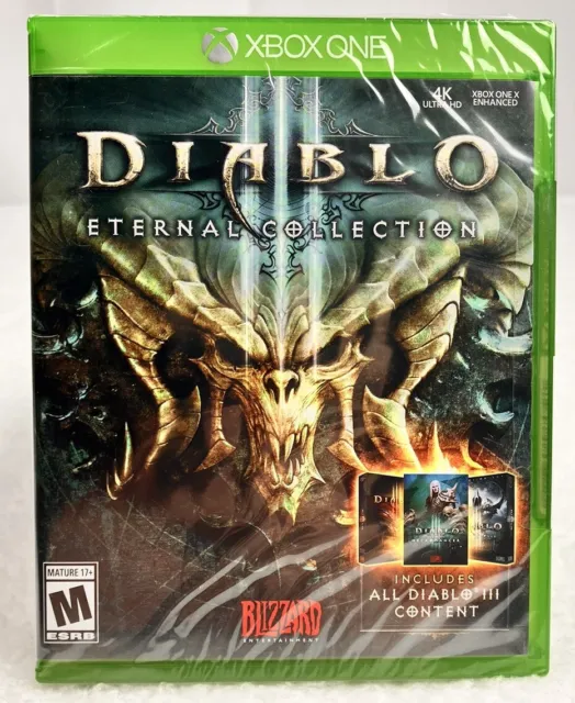 Diablo 3: Eternal Collection (Microsoft, Xbox One) New Factory Sealed. CIB FS!