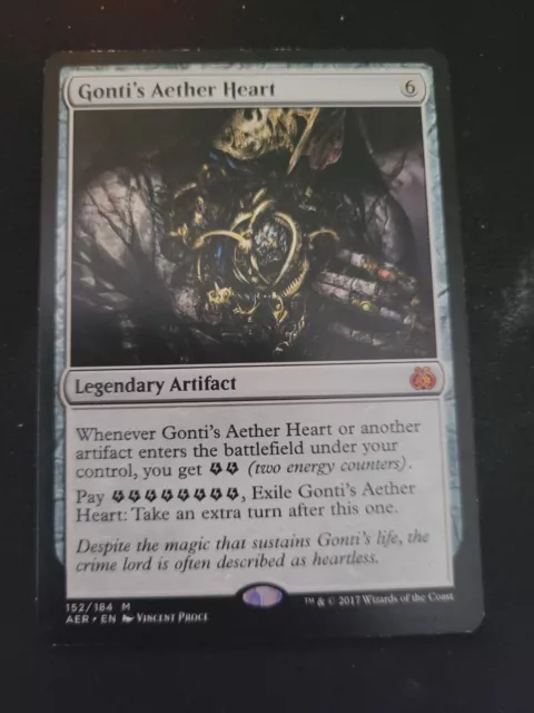 MTG Gonti's Aether Heart Aether Revolt AER Mythic Rare Magic The Gathering
