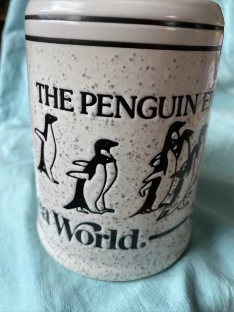 Vintage Sea world Penguin Encounter Ceramic Coffee Cup Mug Used Condition