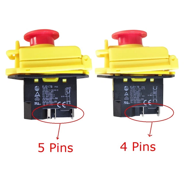 KJD12 Electromagnetic Switch KJD12 16A 220V Magnetic Waterproof Explosion Proof With Emergency Stop Button I399780337