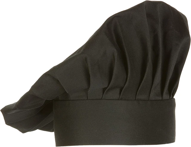 Chef Hat, Black, One Size
