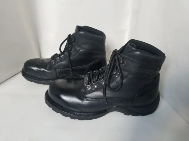 Harley Davidson Leather Motorcycle Steel Toe Riding Boots Men's Size 9.5 Wide
