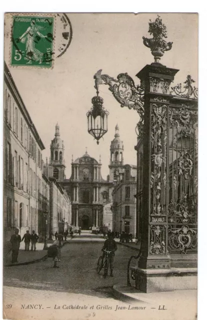 54-43 cpa Nancy - Grilles Jean-Lamour, Cathédrale