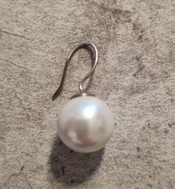 Modeschmuck Ohrringe Ohrstecker mit Perlen Anhänger Perle Damenohrringe