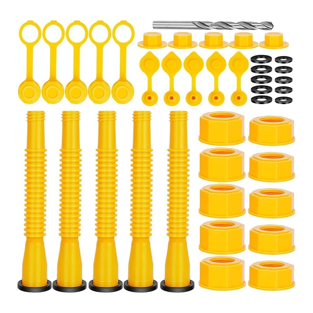 Kit ugelli serbatoio gas 5 guarnizioni impostate uscita ugelli pratico permanente