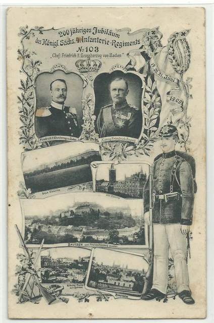 BAUTZEN 200 JÄHR. Jubiläum Königl.Sächs. 4.InfanterieRegiment Nr.103