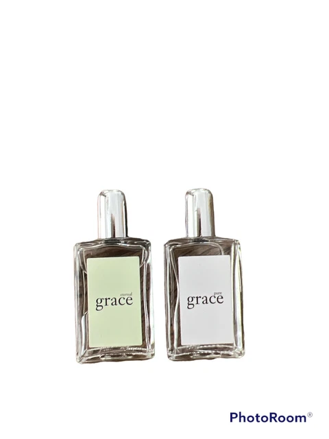 Lot of 2 Pure & Eternal Grace ~  Philosophy Fragrance EDT .33 oz. splash