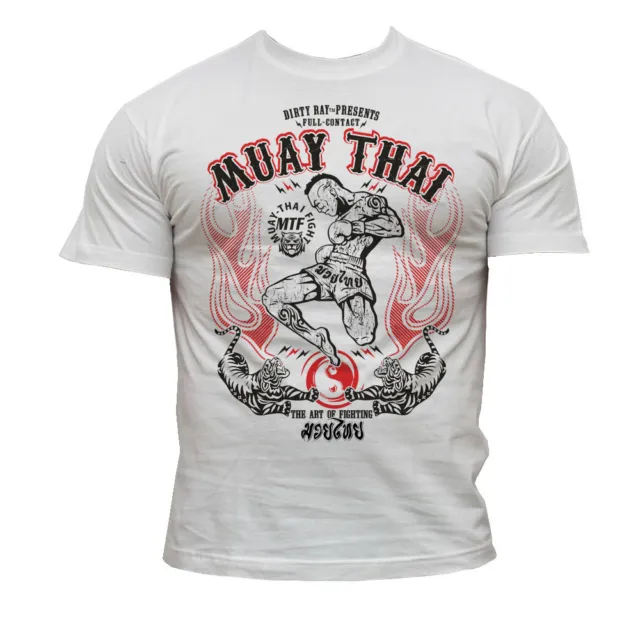 Dirty Ray Muay Thai Siamese Boxing Combat Fight MMA Herren Men's T-Shirt K9