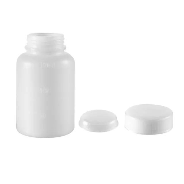 Plastique Laboratoire Chimique Bouteille 150ml/5oz Large Bouche Conteneur