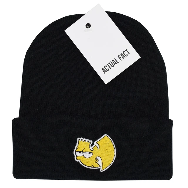 Bonnet Hip Hop Action Bronson Actual Fact - Noir, Laine Modacrylique, Taille Unique