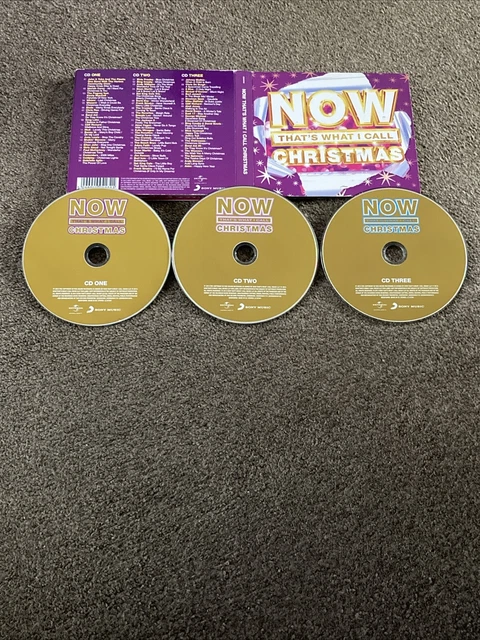 Now 3 Rear Cover NOW THAT’S WHAT I CALL CHRISTMAS 3 X V/A CDs WHAM! MUD POGUES SLADE ...