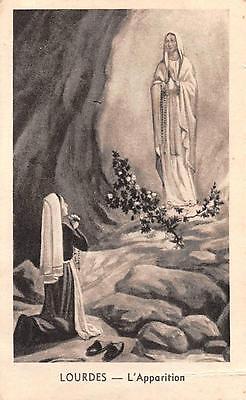 OLD nice  rare Holy cards from 1930"H7803" Holy madonna de lourdes