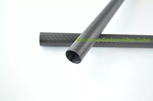 3K Carbon Fiber Tube OD12mm x ID8mm 10mm x 500mm Roll Wrapped Pipe/Pole