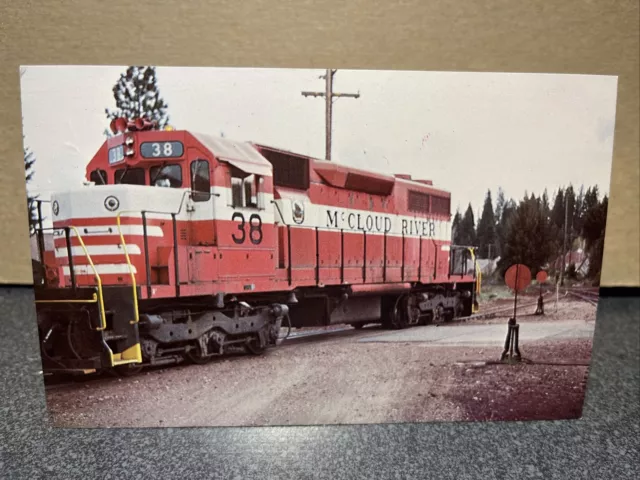 McCLOUD River Railroad Companies Unit Number 38 E. M. D. SD-38 Locomotive ￼￼