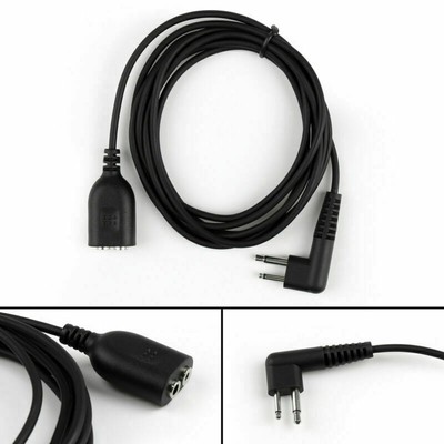 RER h4 1x2pin MINI DIN Plug Connector CAVO per ICOM Straight Plug Radio kopfh 
