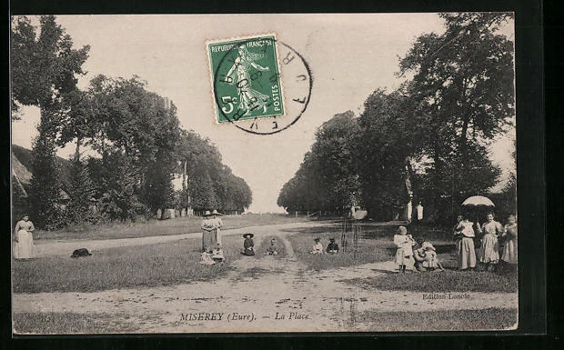 CPA Miserey, La Place 1909