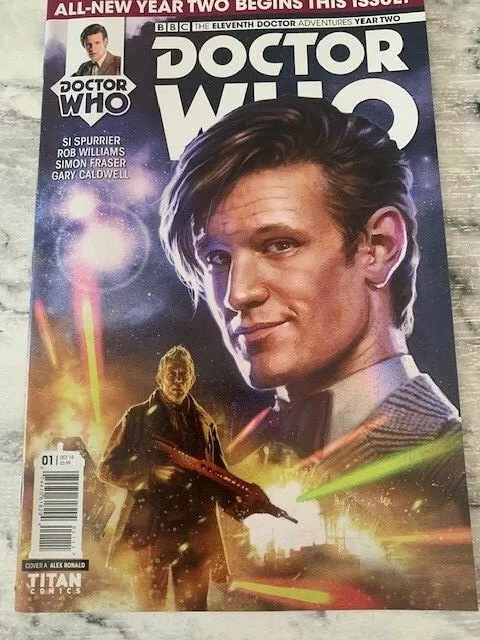 Doctor Who 1 The Eleventh Doctor Year 2 BBC Dr Who Titan 2015 Rare Hot series VF
