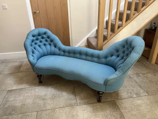 Victorian Antique Conversation Sofa