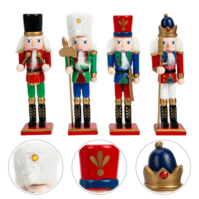 4 Pcs Dégagement De Casse- Casse Noisette Décorations De Noël Accessoires