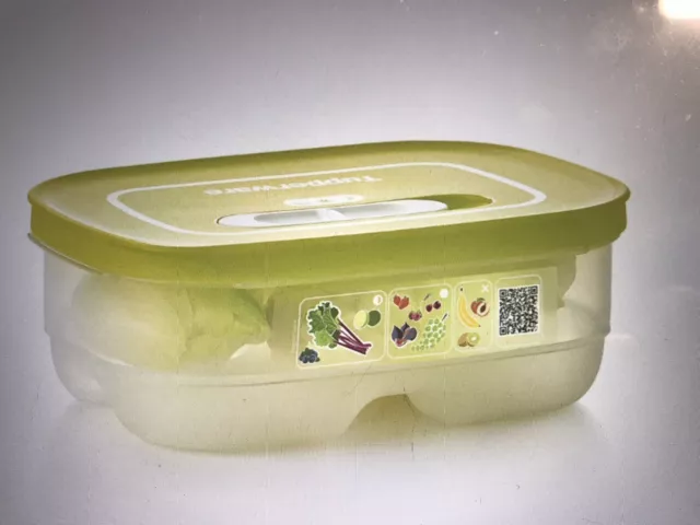 Tupperware FridgeSmart Small Low Fruits & Veggies Storage Container 3/4 Qt. New!