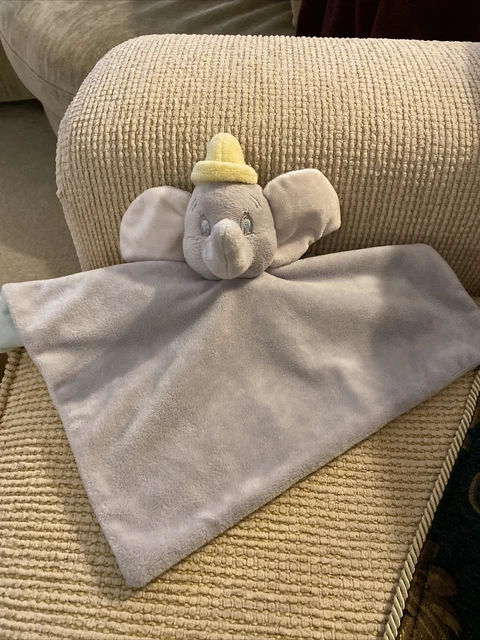 Disney Baby Dumbo Elephant Comforter Blanket Grey Primark soft toy blankie dou