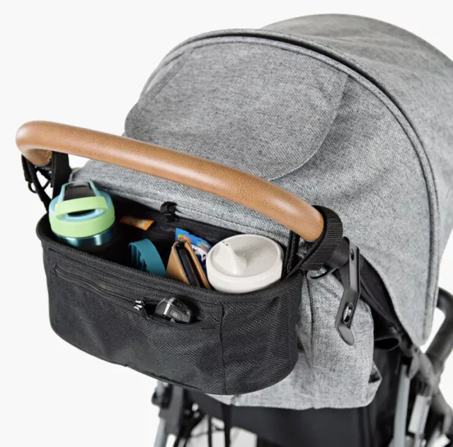 Zoe Stroller Parent Organizer NEW IN PACKAGE Color Luxe Black