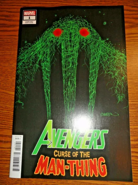 Avengers Curse Of The Man-Thing #1 Gleason Variante Housse Clé NM Orlando Marvel