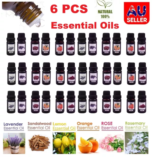 10ml Essential Oil Aromatherapy Gift Kit 100% Pure Oils for Humidifier Diffuser