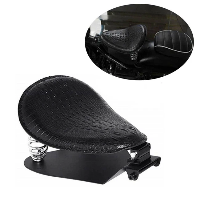 Motorcycle Solo Seats Spring Base Kit Black For Harley Davidson Custom Bobber