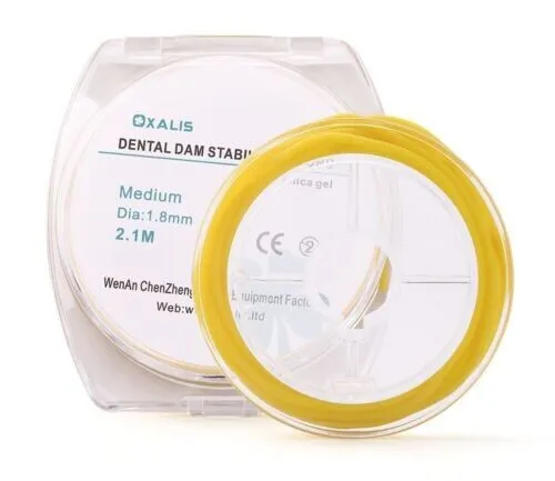 10Roll Dental Rubber Dam Stabilizing Cord Floss Wedge 1.8mm Dentistry Instrument