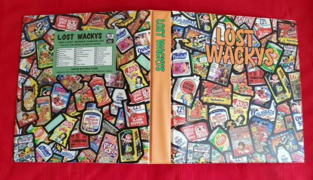 2011 Topps Lost Wacky Packages 3Rd Series Official Binder Brand New