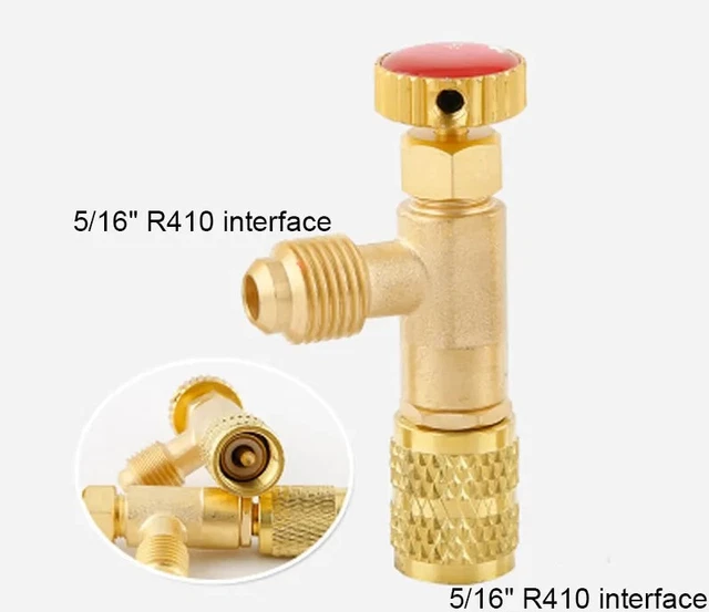 Valvola Di Accesso Lock-Valve 1/4'' - Per Impianti Di Refrigerazione E Condizionamento