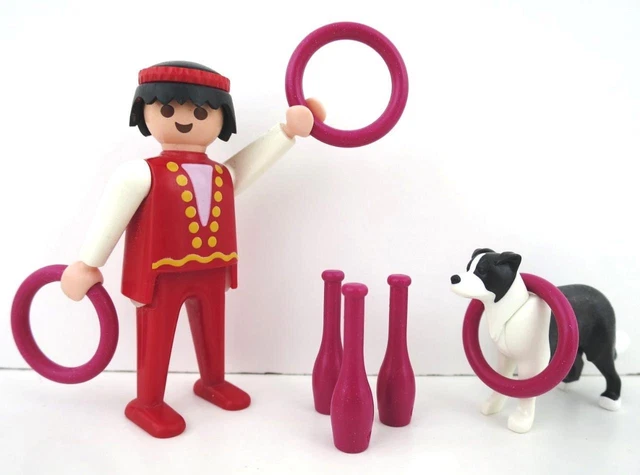 Playmobil PlayPeople Cirque Vintage 1979 - Set 1795 Avec Carriole, Complet Et Rare