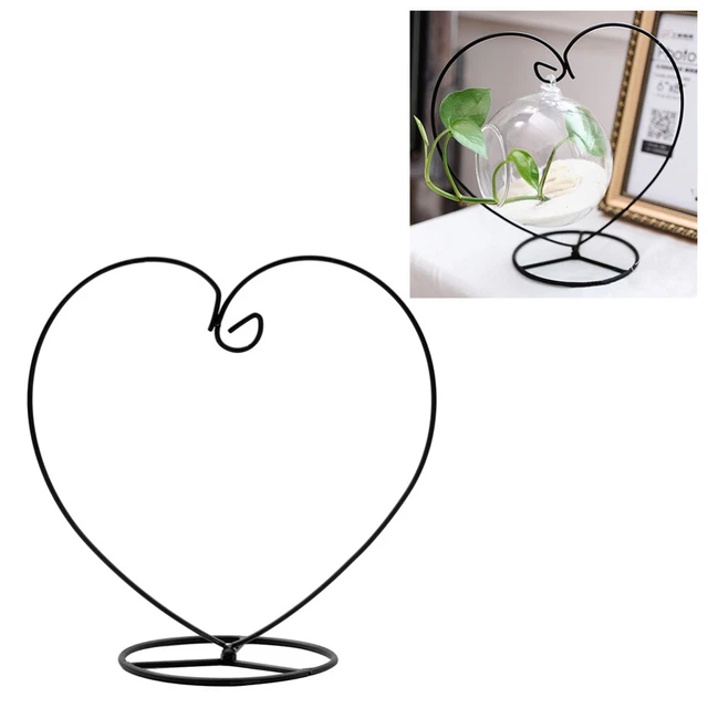 Support De Présentation En Fer Forme Lune - Pour Suspendre Globes, Plantes, Décorations Intérieures